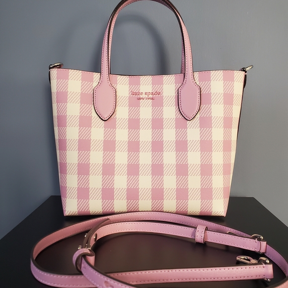 kate spade Handbags - Kate Spade Bleecker Gingham Medium Crossbody. New With Tag. Dust Bag Included.